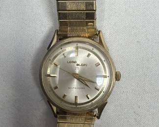044  Lot 90  Vintage Lord Elgin 10k rolled gold plated