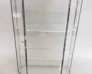 Lot 422  Vintage glass display case