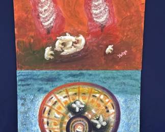 108  Lot 332h  Pair of Helga Schweininger signed oil painting