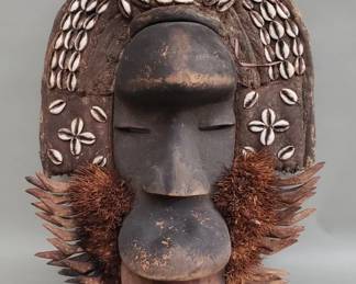 Lot 167  Vintage African wood mask
