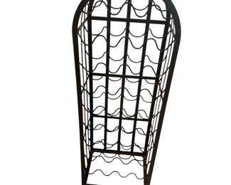 Metal wine rack 