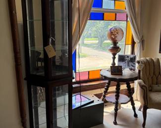 lighted curio