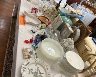 paperweights, dishes
