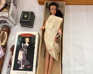 #1 Barbie 1959, original box, barbie ornament