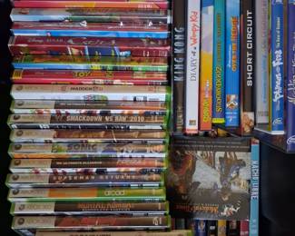 2 tubs of DVDS