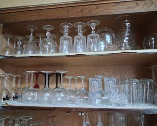 All kinds of glassware