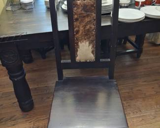 Awesome 6 Chairs for Western, Rustic Table