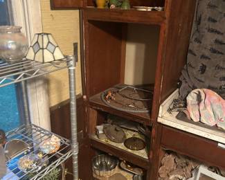Messy kitchen cupboard