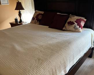 KING BOX AND MATTRESS AND HEADBOARD