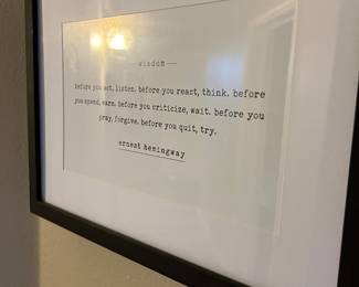 FRAMED DECOR