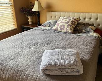 EVERY QUEEN BED HAS A NICE HEADBOARD AND BEDDING