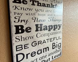 WOOD DECORATIVE WALL ART