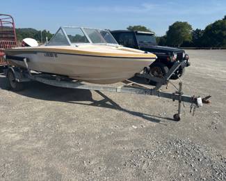 BOAT AND TRAILER