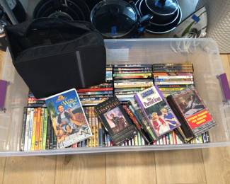 Assorted DVDs & VHS