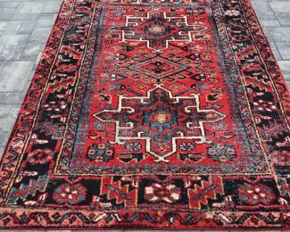 Safavieh “Hamadan” red/multi 5’ x 7’ 6”