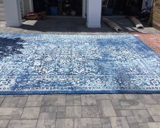 Blue rug