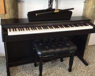 Williams Electric piano, piano light