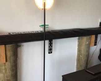 Floor lamp on