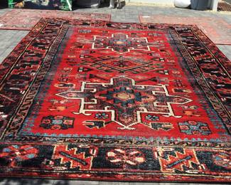 Red/multi rug “Hamadan” 11’ x 15’