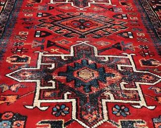 Red/multi rug