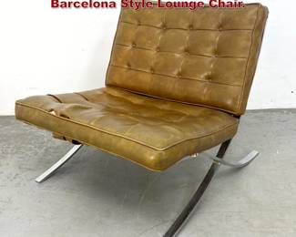 Lot 542 Ludwig Mies van der Rohe Style Barcelona Style Lounge Chair. 