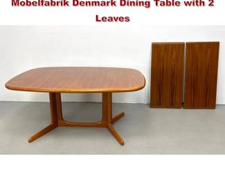 Lot 154 Vintage Danish Modern Gudme Mobelfabrik Denmark Dining Table with 2 Leaves 