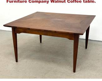Lot 502 MidCentury Modern Ramseur Furniture Company Walnut Coffee table. 