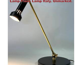 Lot 38 Vintage Italian Arredoluce Desk LampPiano Lamp Italy. Unmarked. 