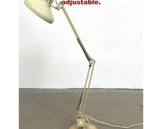Lot 593 Luxo Floor Task Lamp. Spring adjustable. 