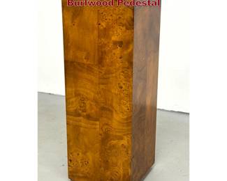 Lot 167 Vintage Mid Century Milo Baughman Burlwood Pedestal 