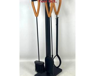 Lot 548 Contemporary Italian Style Fireplace Tool Set. 