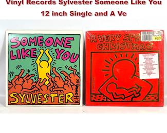Lot 352 Two Keith Haring Original Cover Art Vinyl Records Sylvester Someone Like You 12 inch Single and A Ve