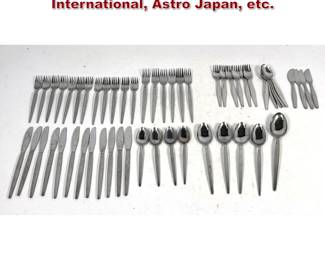 Lot 86 33 Mixed Mcm Stainless Flatware. International, Astro Japan, etc. 