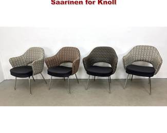 Lot 530 Set 4 Executive Armchairs. Eero Saarinen for Knoll