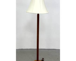 Lot 198 Danish Modern Teak Floor Lamp. 