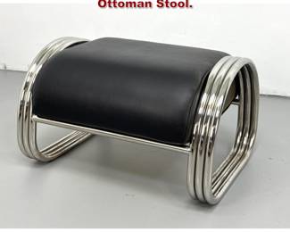 Lot 268 Contemporary Kem Weber style Ottoman Stool. 