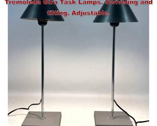 Lot 867 Vintage Ferrer, Massana and Tremoleda Gira Task Lamps. Swiveling and tilting. Adjustable. 