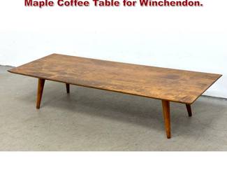 Lot 828 Paul McCobb Planner Group Solid Maple Coffee Table for Winchendon. 