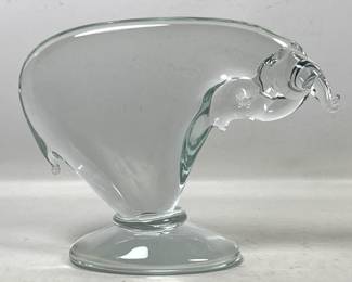 Lot 1119 Murano Art Glass Bull Sculpture
