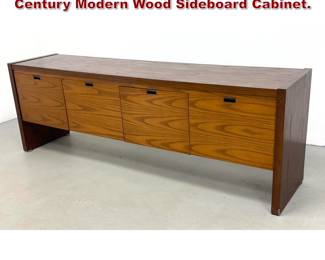 Lot 893 Dunbar Contract Division MidCentury Modern Wood Sideboard Cabinet. 