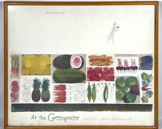 Lot 1120 Claus Hoie lithograph poster print. 