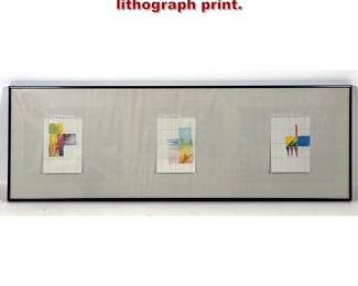 Lot 1127 Richard Tuttle offset lithograph print. 