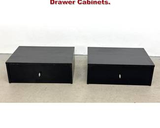 Lot 849 2pcs Paul McCobb Planner Group 1 Drawer Cabinets. 