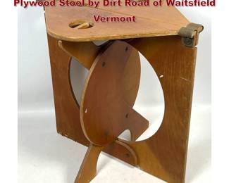 Lot 756 Barry Simpson Rooster Folding Plywood Stool by Dirt Road of Waitsfield Vermont