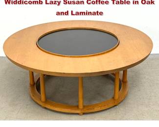 Lot 930 T.H. RobsjohnGibbings for Widdicomb Lazy Susan Coffee Table in Oak and Laminate