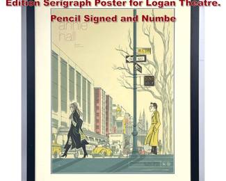 Lot 970 Anne Benjamin Annie Hall Limited Edition Serigraph Poster for Logan Theatre. Pencil Signed and Numbe