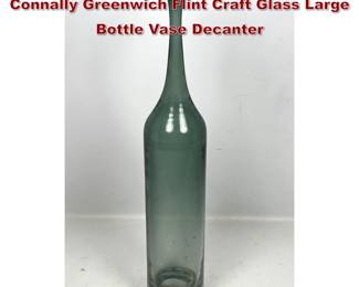 Lot 1045 60s Vintage Mid Century Tom Connally Greenwich Flint Craft Glass Large Bottle Vase Decanter