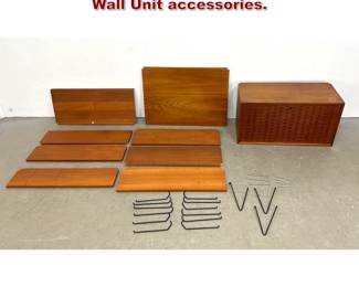 Lot 827 Poul Cadovius Royal System Style Wall Unit accessories. 