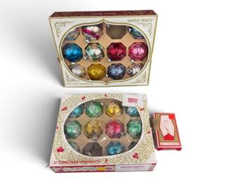 Shiny Brite ornaments