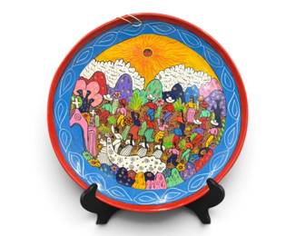 Hand Painted Mexican Plate